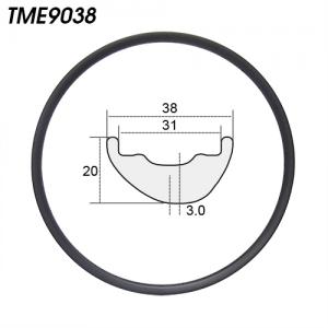 TME9038 asymmetric rim 38mm carbon 29 inch carbon rims mtb